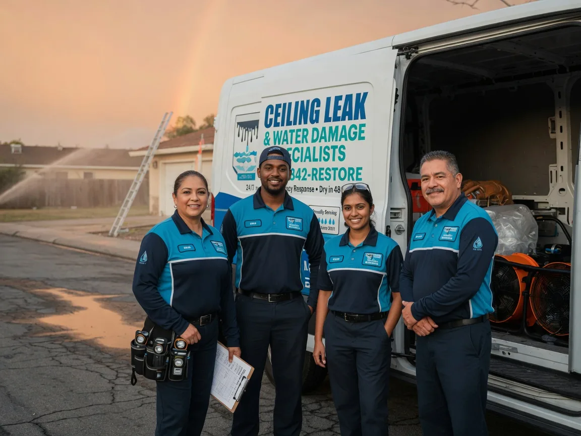 Ceiling Leak Cleanup company in Revloc, PA