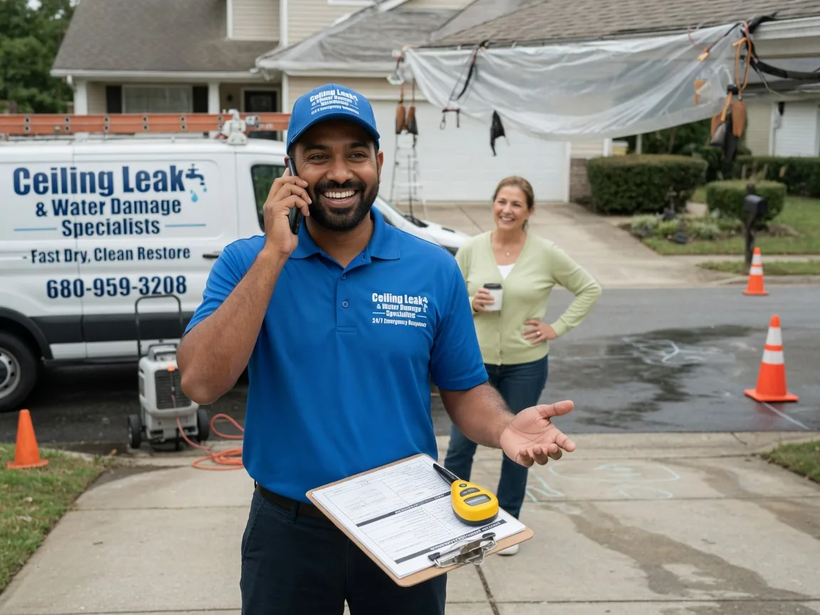 Ceiling Leak Cleanup Revloc, PA FAQs
